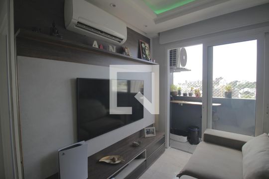 Sala de apartamento à venda com 2 quartos, 56m² em Centro, Canoas