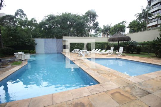 Área comum - Piscina de apartamento à venda com 2 quartos, 62m² em Paraíso do Morumbi, São Paulo