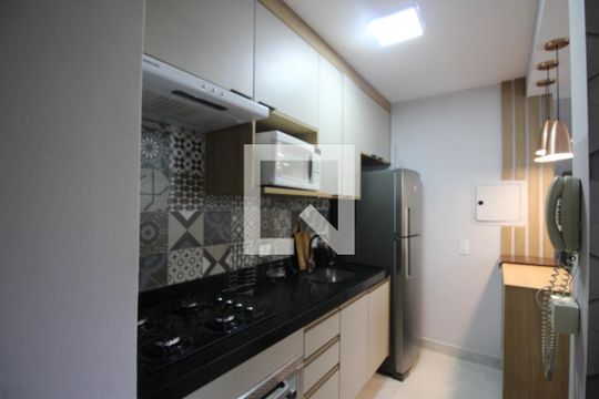 Cozinha de apartamento à venda com 2 quartos, 62m² em Paraíso do Morumbi, São Paulo