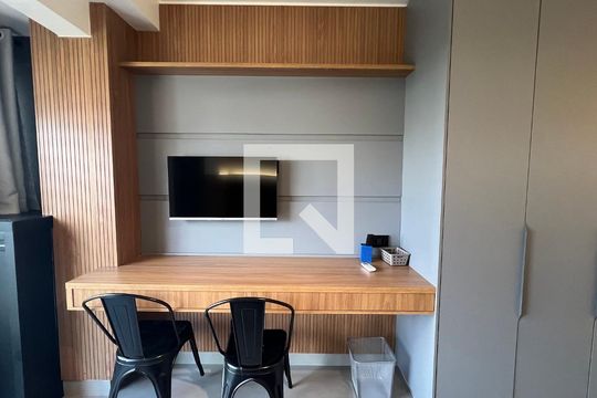 Detalhe de kitnet/studio para alugar com 1 quarto, 24m² em Pinheiros, São Paulo