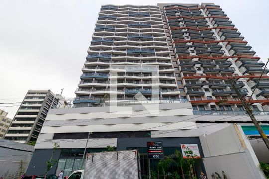 Fachada de apartamento para alugar com 1 quarto, 34m² em Santo Amaro, São Paulo
