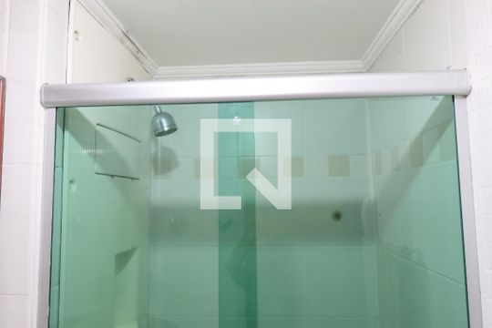 Banheiro da Suíte de apartamento para alugar com 1 quarto, 57m² em Indianópolis, São Paulo
