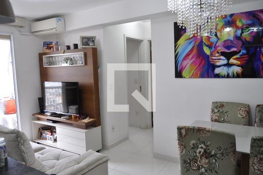 Sala de apartamento à venda com 2 quartos, 50m² em Del Castilho, Rio de Janeiro