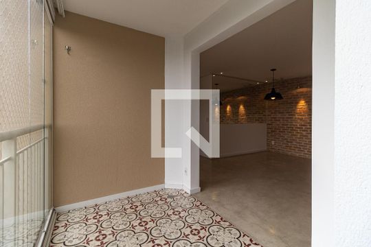 Varanda da Sala de apartamento à venda com 2 quartos, 63m² em Vila Moraes, São Paulo