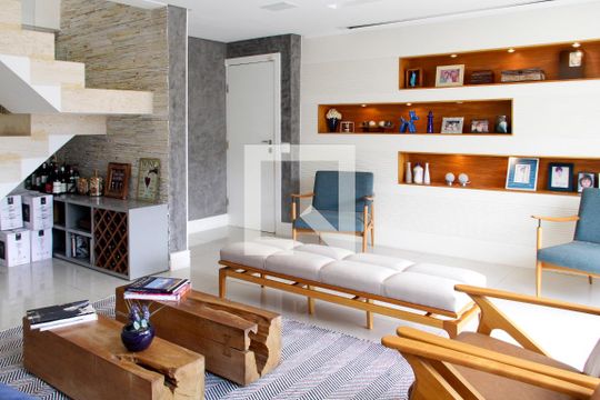 Sala de apartamento à venda com 4 quartos, 340m² em Barra da Tijuca, Rio de Janeiro