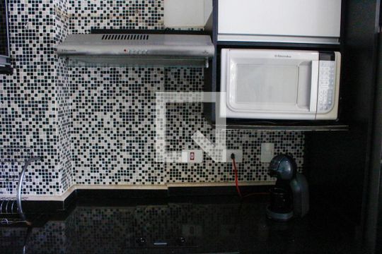 Cozinha de apartamento à venda com 1 quarto, 52m² em Panamby, São Paulo