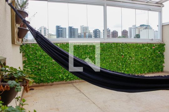 Quintal de apartamento à venda com 1 quarto, 52m² em Panamby, São Paulo