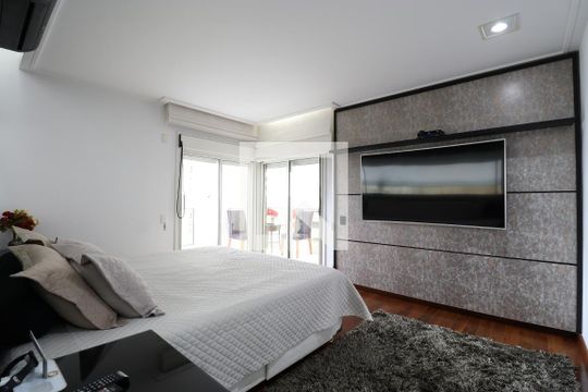 Suíte master de apartamento à venda com 5 quartos, 366m² em Alto da Lapa, São Paulo