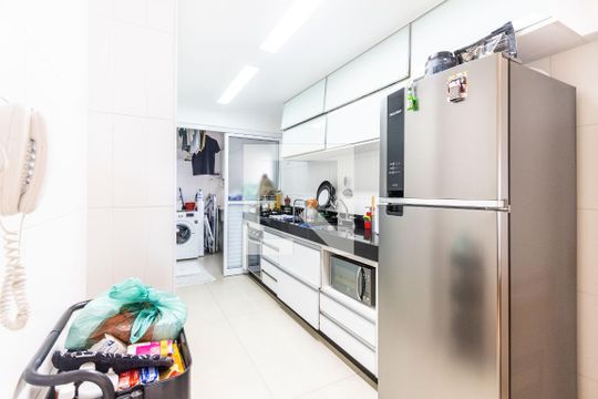 Cozinha de apartamento à venda com 3 quartos, 85m² em Lapa, São Paulo