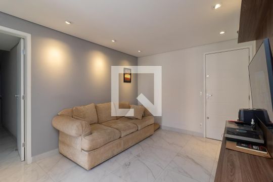 Sala de Estar de apartamento à venda com 1 quarto, 44m² em Santana, São Paulo