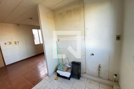 Cozinha de apartamento para alugar com 2 quartos, 32m² em Rio dos Sinos, São Leopoldo