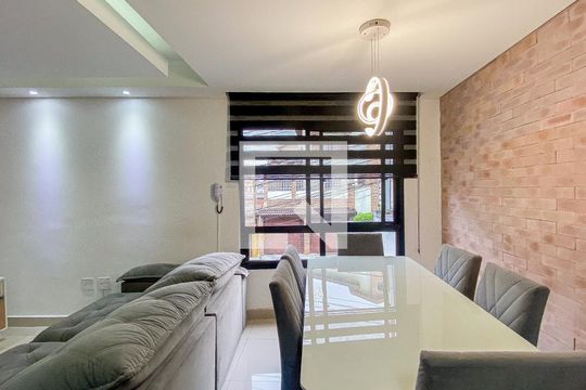 Sala - Sala de Jantar  de casa à venda com 2 quartos, 153m² em Parque das Nações, Santo André