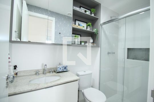 Banheiro  de apartamento à venda com 2 quartos, 75m² em Parque da Mooca, São Paulo