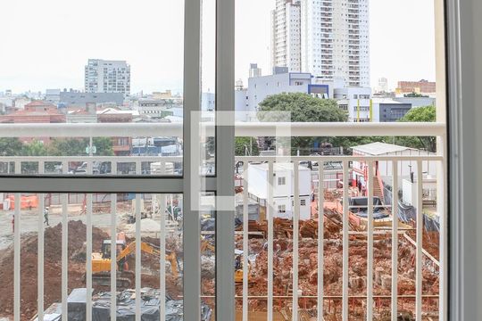 Vista da Sala de apartamento à venda com 1 quarto, 31m² em Bom Retiro, São Paulo