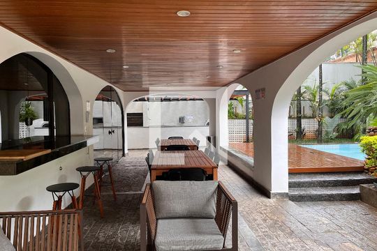 Área comum - Churrasqueira de apartamento para alugar com 3 quartos, 480m² em Pacaembu, São Paulo