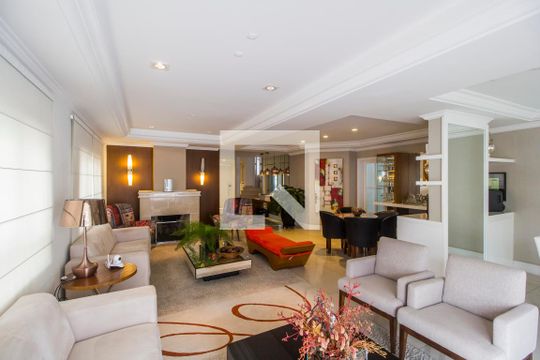 Sala de casa de condomínio à venda com 5 quartos, 435m² em Alphaville, Santana de Parnaíba