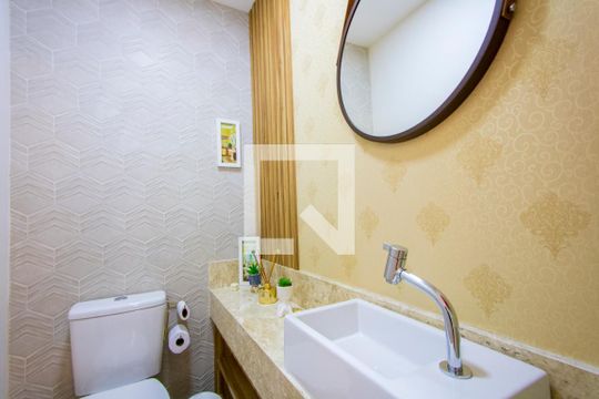 Lavabo de apartamento à venda com 3 quartos, 115m² em Centro, Santo André