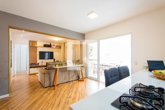 Sala de apartamento à venda com 3 quartos, 115m² em Centro, Santo André