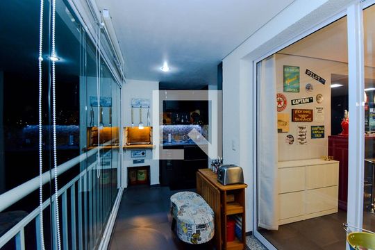 Varanda da Sala de apartamento à venda com 3 quartos, 114m² em Vila Santo Antonio, Guarulhos