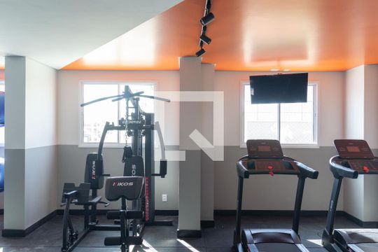 Área comum - Academia de apartamento para alugar com 1 quarto, 40m² em Vila Centenário, São Paulo