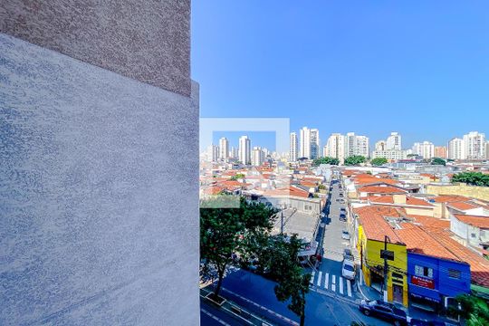 Vista do Quarto de apartamento para alugar com 1 quarto, 37m² em Mooca, São Paulo