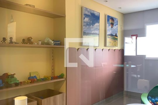 Área comum de apartamento para alugar com 2 quartos, 57m² em Nova Mirim, Praia Grande