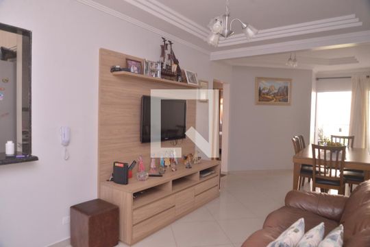 Sala de apartamento à venda com 3 quartos, 80m² em Campestre, Santo André