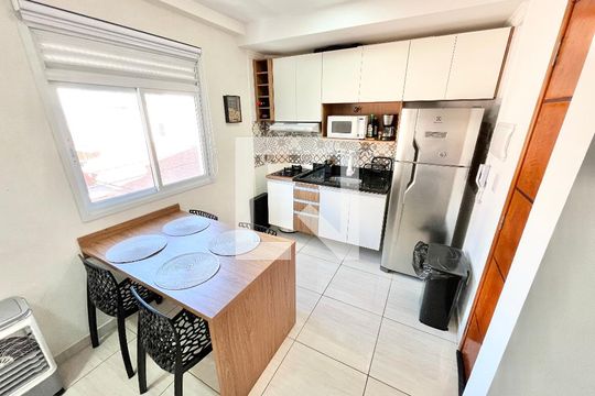 Sala/Cozinha de apartamento à venda com 1 quarto, 32m² em Parque Mandaqui, São Paulo