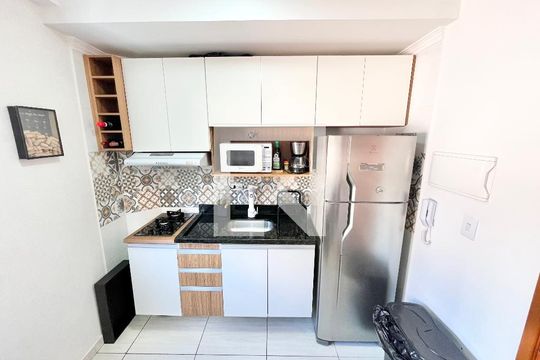 Sala/Cozinha de apartamento à venda com 1 quarto, 32m² em Parque Mandaqui, São Paulo