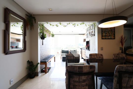 Sala de Jantar de apartamento à venda com 2 quartos, 100m² em Barra Funda, São Paulo