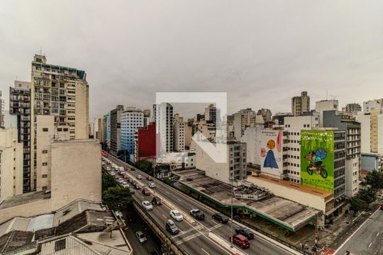 Vista do Studio de kitnet/studio à venda com 1 quarto, 30m² em Vila Buarque, São Paulo