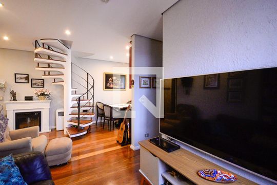 Sala Principal de apartamento à venda com 2 quartos, 112m² em Vila Gumercindo, São Paulo
