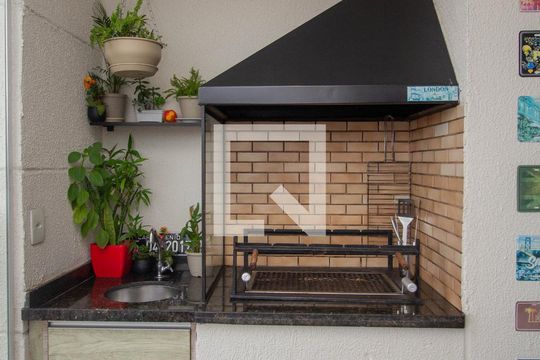 Varanda gourmet de apartamento para alugar com 2 quartos, 81m² em Vila Amélia , São Paulo