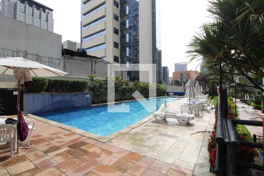 Área Comum - Piscina de apartamento para alugar com 3 quartos, 110m² em Indianópolis, São Paulo