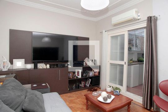 Sala de Estar de apartamento à venda com 2 quartos, 98m² em São Geraldo, Porto Alegre