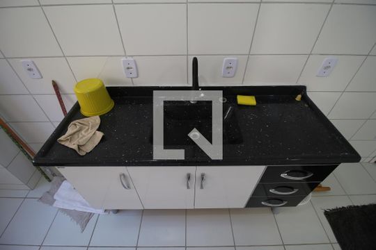 Cozinha de apartamento para alugar com 2 quartos, 45m² em Parque São Lourenço, São Paulo