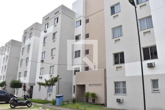 Fachada do bloco de apartamento à venda com 2 quartos, 41m² em Campo Grande, Rio de Janeiro