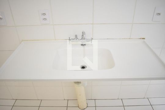 Cozinha de apartamento à venda com 2 quartos, 41m² em Campo Grande, Rio de Janeiro