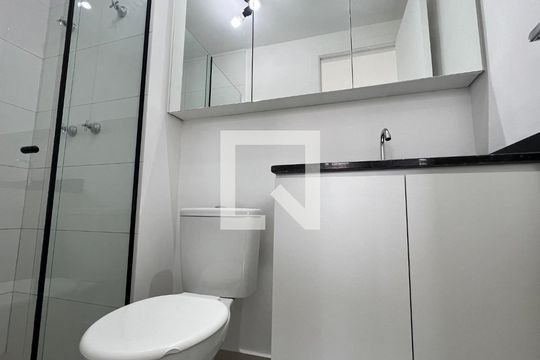 Banheiro Studio de kitnet/studio para alugar com 1 quarto, 24m² em Pinheiros, São Paulo