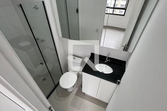 Banheiro Studio de kitnet/studio para alugar com 1 quarto, 24m² em Pinheiros, São Paulo