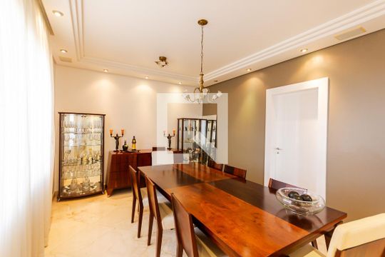 Sala de Jantar de apartamento para alugar com 4 quartos, 315m² em Jardim, Santo André