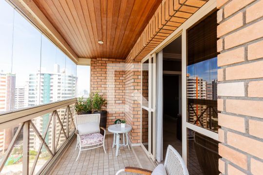 Varanda da Sala de apartamento para alugar com 4 quartos, 315m² em Jardim, Santo André