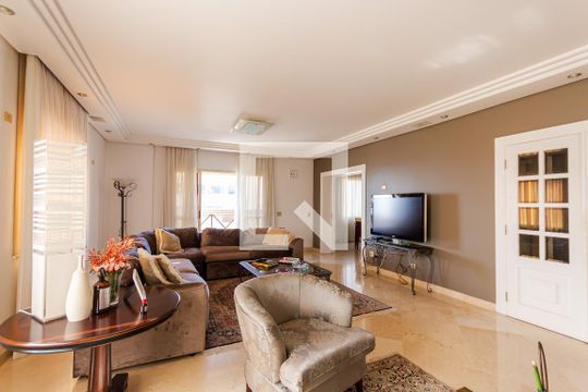 Sala de apartamento para alugar com 4 quartos, 315m² em Jardim, Santo André