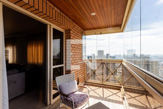 Varanda da Sala de apartamento para alugar com 4 quartos, 315m² em Jardim, Santo André