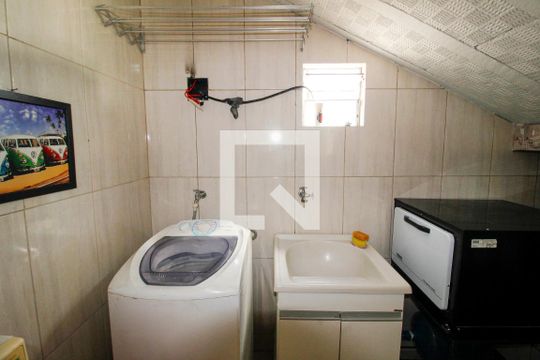 Detalhe da área de serviço de apartamento para alugar com 3 quartos, 90m² em Jardim Pirineus, Belo Horizonte