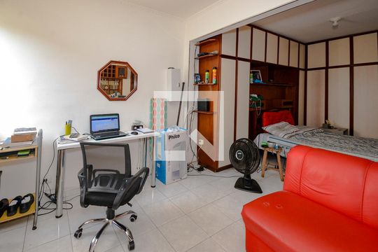 Sala e quarto de apartamento à venda com 1 quarto, 48m² em Demarchi, São Bernardo do Campo
