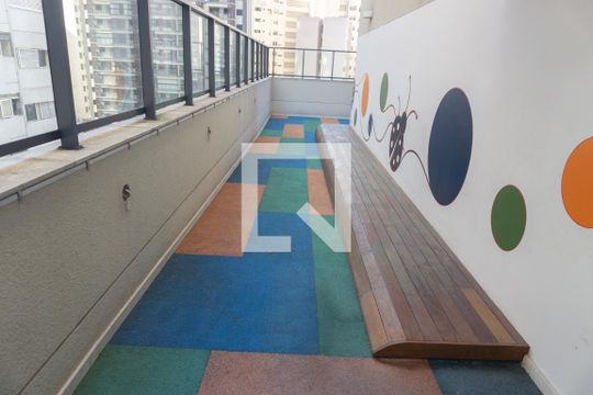 Área comum - Playground de kitnet/studio para alugar com 1 quarto, 24m² em Bela Vista, São Paulo