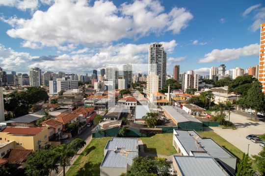 Varanda Gourmet - vista de apartamento para alugar com 2 quartos, 58m² em Chácara Santo Antônio (zona Sul), São Paulo
