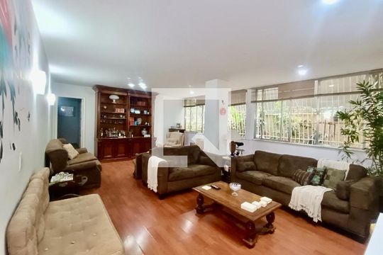 Sala de apartamento à venda com 4 quartos, 175m² em Lagoa, Rio de Janeiro