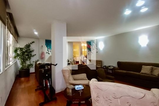 Sala de apartamento à venda com 4 quartos, 175m² em Lagoa, Rio de Janeiro